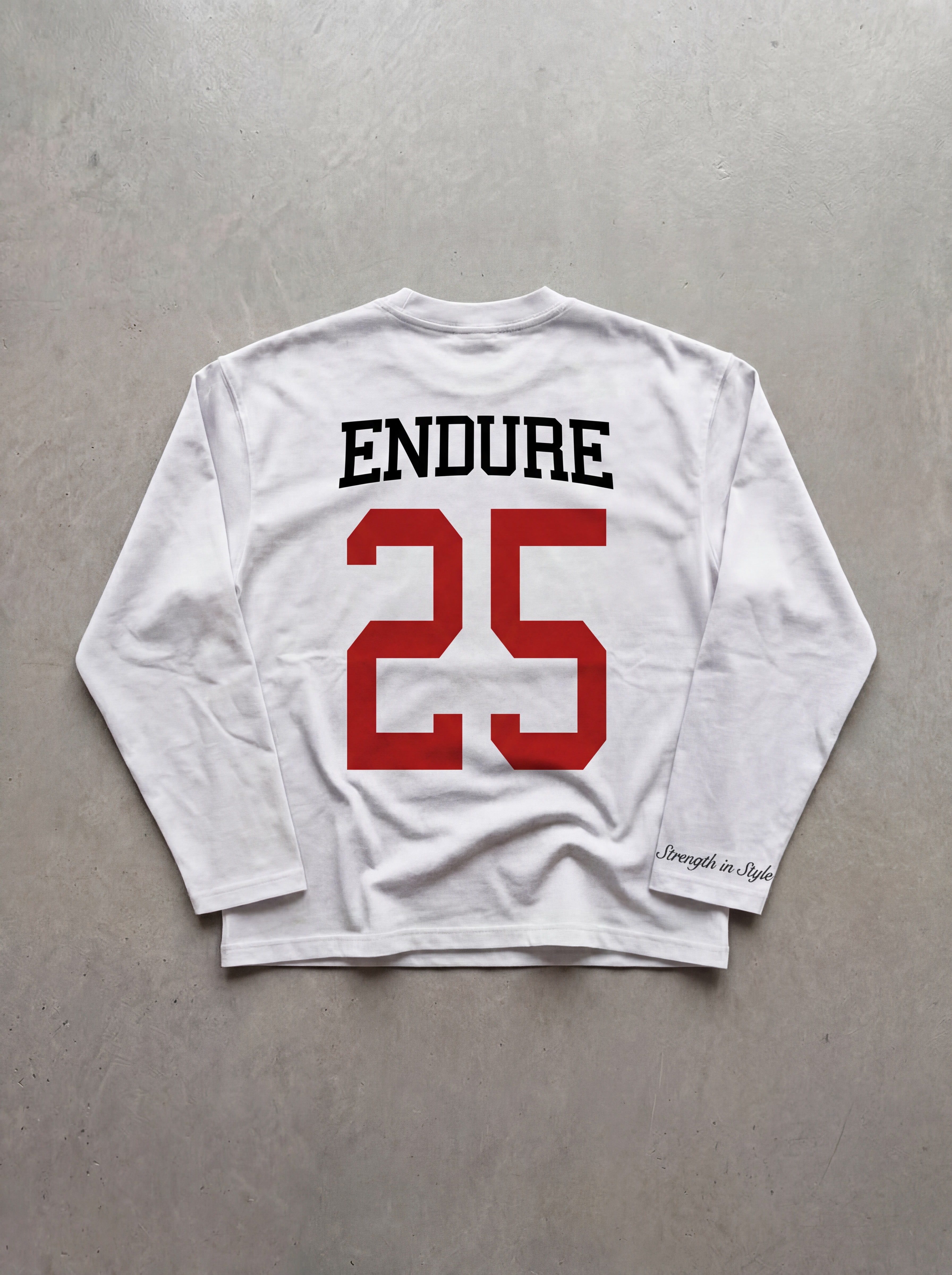 White NDR Essential Long-Sleeve Jersey