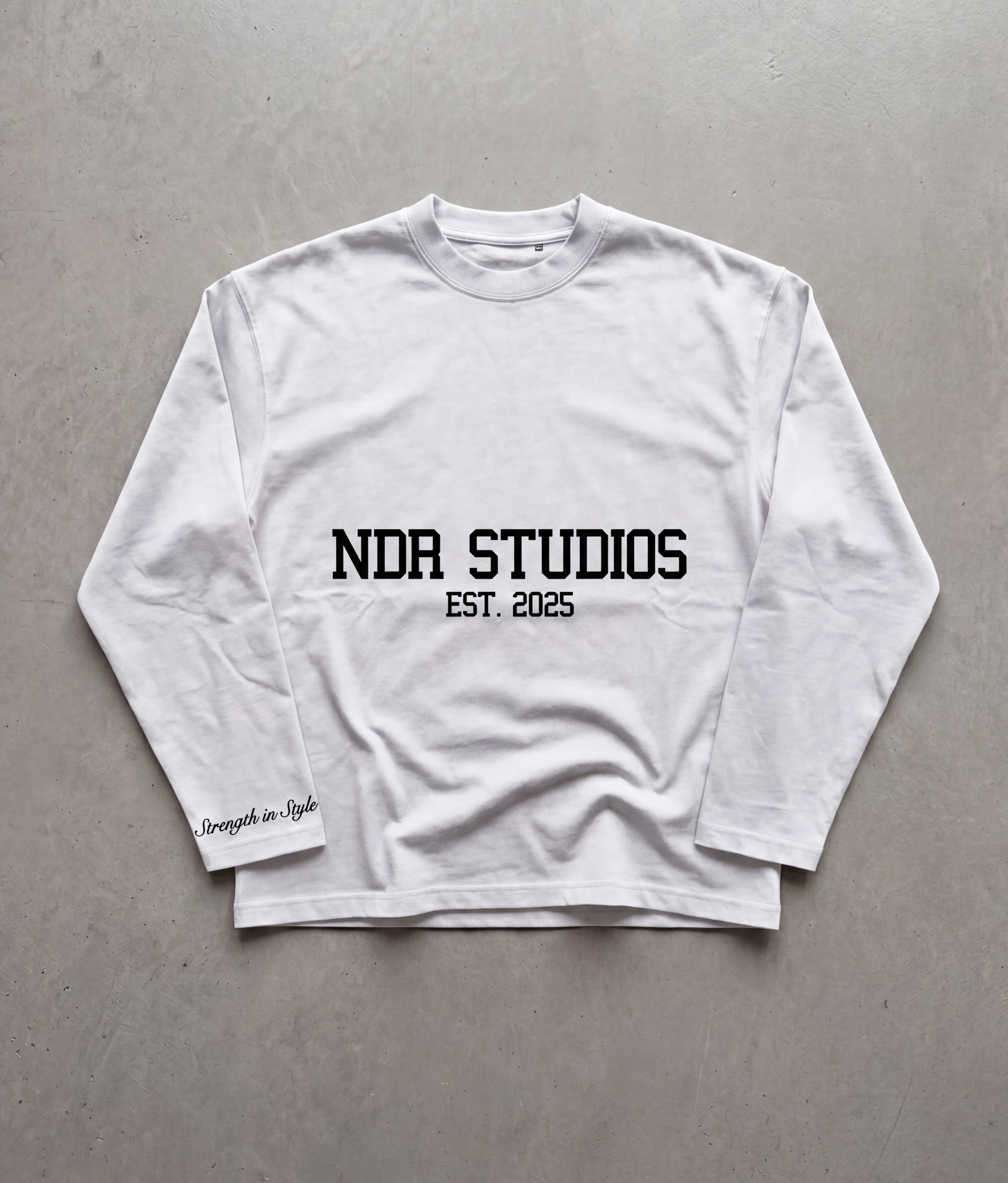 White NDR Essential Long-Sleeve Jersey